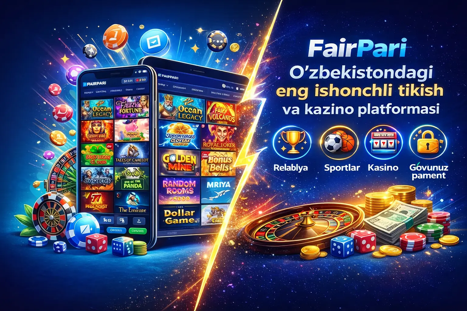 FairPari — O‘zbekistondagi eng yaxshi tikish sayti
